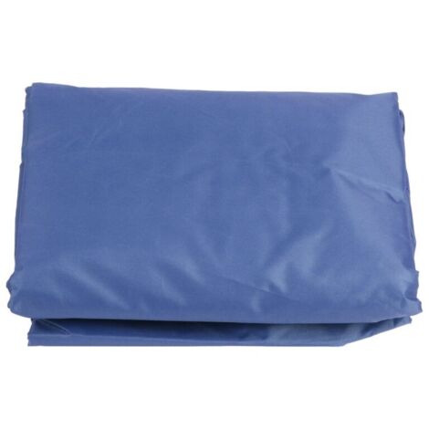 Housse de protection supérieure pivotante de remplacement pour chaise de jardin, étanche à l'eau et à la poussière, bleu, 3 places, 190x132x15cm (1/4)