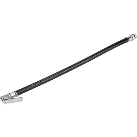 Accessoires de manomètre de pression des pneus, tuyau de gonflage, tube de buse de pistolet à air, remplacement de tuyau durable professionnel, cuivre + caoutchouc adapté aux voitures