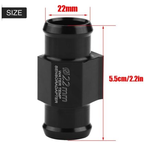 Adaptateur de capteur de température d'eau pour tuyau de moto, 22 mm
