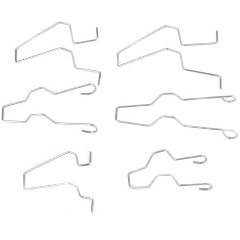 5ZHSFULLKIT, Support d'ampoule de phare haute résistance, clip de retenue en acier de différentes tailles, 6 pièces/ensemble pour ampoules H1 H3 H4 H7