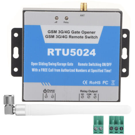 GSM Opener Porte de Garage RTU5024 téléphone Portable Contrôleur d'accès Télécommande Interrupteur SMS Commande de Porte (1/4)