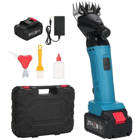 Tondeuse mouton lithium 9 dents 6 vitêtes réglable électrique shearing animaux