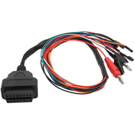 Convient pour le câble à trois conducteurs MPPS V21 ECU vers OBD2, adapté au remplacement M3.8 M5.9 Fiat 6F3 6JF 8DF 8F2 8F3 8GM