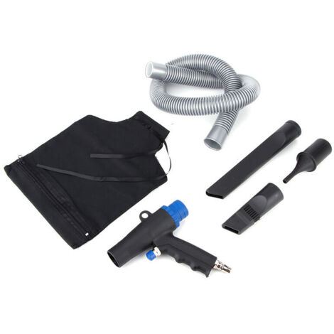 Kit de dépoussiérage pneumatique 2 en 1 avec pistolet à air comprimé et nettoyeur pneumatique 6 kPa
