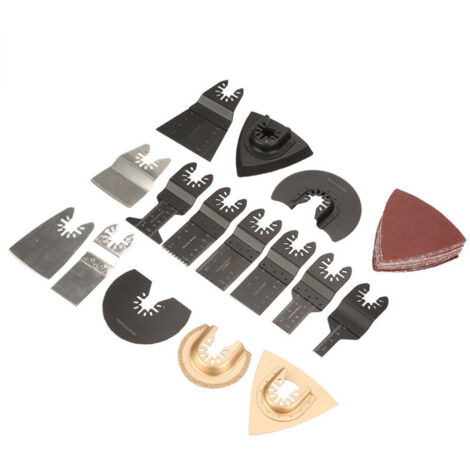 Kit de 40 lames de scie oscillantes, outils multifonctions, bobine, accessoires de réparation pour machines électriques