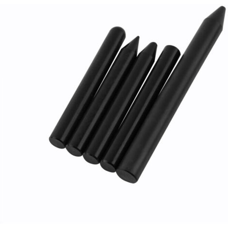 Lot de 5 stylos de taraudage professionnels en nylon, outils de débosselage et de réparation sans peinture, noirs (1/4)
