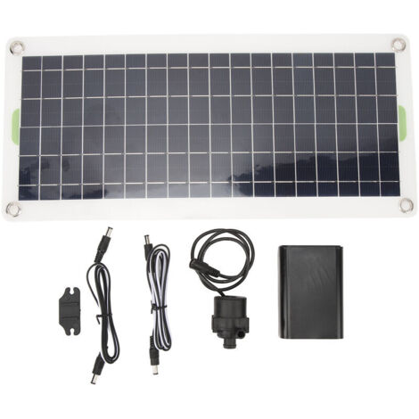 Pompe à eau solaire 12V, 4 DB, faible bruit, 19W, générateur de fontaine d'eau à énergie solaire, pour maison, voiture, bateau, jardin, 50W