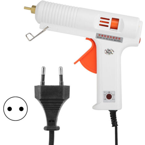Pistolet à colle chaude à température constante réglable, pour réparations domestiques et bricolage, 150 W, blanc HL F (1/4)