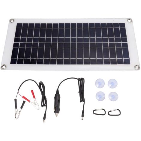 Panneau solaire Lightweight Minofroofroproof Portable Flexible avec 2 sorties USB pour le navire de la voiture (1/4)