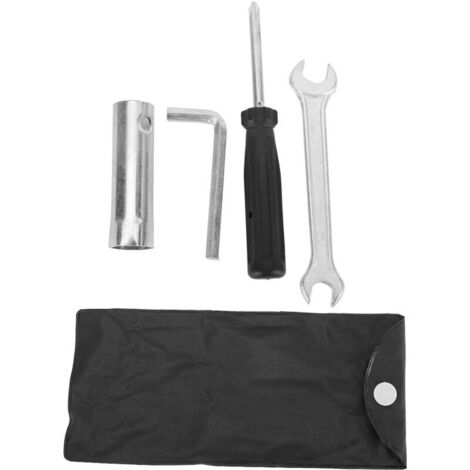 Kit d'outils de réparation universel comprenant tournevis, clé à douille et outil pour moto