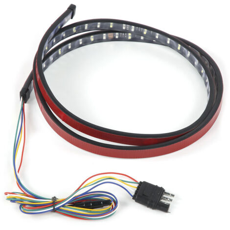 Feu arrière à LED de 60 pouces avec 2 rangées de feux, feux de route, feux de freinage, clignotants et feux de recul, universel 12-24 V (1/4)
