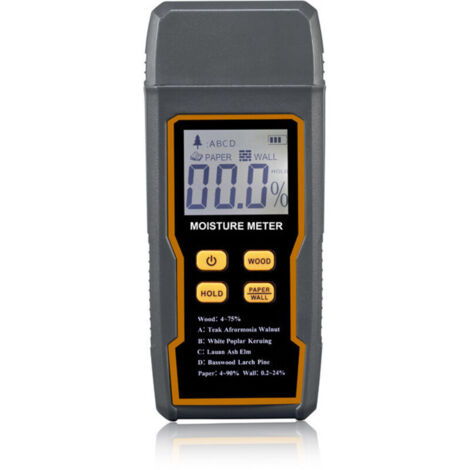Détecteur D'humidité Multifonctionnel à 4 modes, avec écran LCD, pour mMatériaux de Construction de Murs en Bois (1/4)