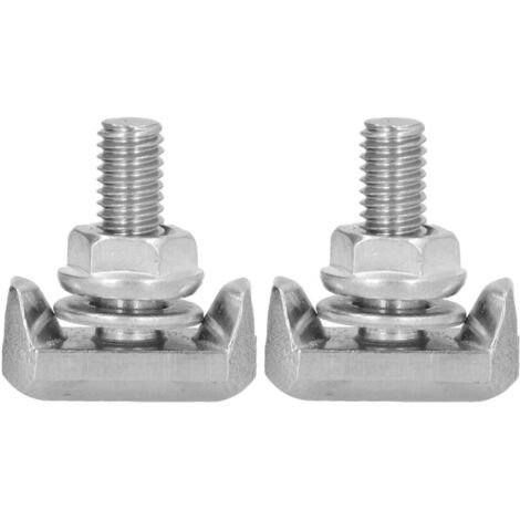 2 Boulons en T en Acier Inoxydable pour Borne de Batterie 19116852 - Remplacement pour Chevrolet