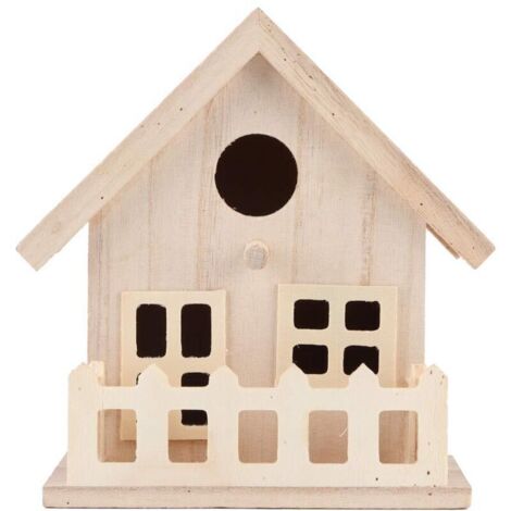 Nids d'oiseaux en bois suspendus en plein air, perroquets, boîte d'élevage au repos, décoration