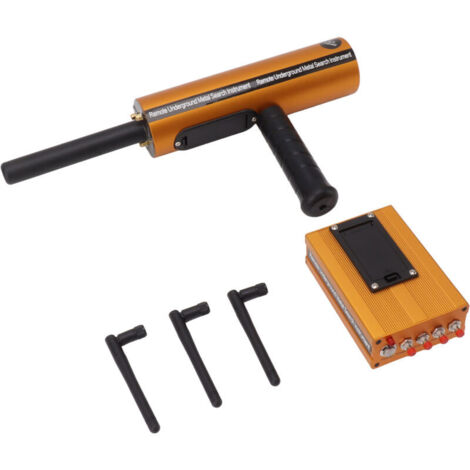 Détecteur de métaux AKS avec 3 antennes, portée de 1 200 m, profondeur de 25 m, scanner haute précision pour l'or, l'argent et le cuivre (1/4)