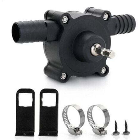 Pompe de perceuse électrique, pompe à eau mini pompe de perceuse électrique à main pompe auto-amorçante portable pompe de perceuse ménage petite pompe à eau pour la maison jardin, 6. 35Mm (1/4)