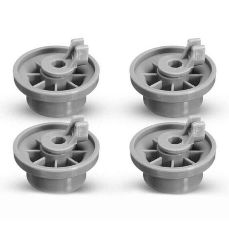 Lot de 4 Roulettes de Lave-vaisselle pour Panier Inférieur, roulettes panier lave-vaisselle，Roues de Lave-vaisselle pour Siemens, Bosch 165314 (1/4)