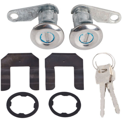 Cylindre de verrouillage de sécurité pour portière, facile à installer, en métal, compatible Ford et Mercury.
