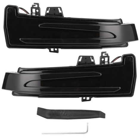 Rétroviseur clignotant LED dynamique convient pour Mercedes Benz c E/s CLa GLa CLS classe W176 W204