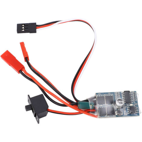 Contrôleur de vitesse électrique 35 A, 4 à 8 V, marche avant/arrière/frein, bidirectionnel, compatible avec les moteurs 130 mm, 180 mm, 260 mm, 1/16 mm, 1/18 mm, 1/24 mm, voitures et bate