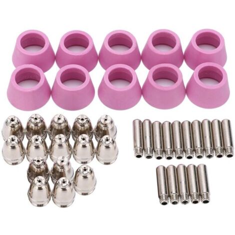 Kit de consommables pour torche de découpe Plasma, pointe de Contact d'électrode, buse en céramique pour AG60/SG5540 pièces
