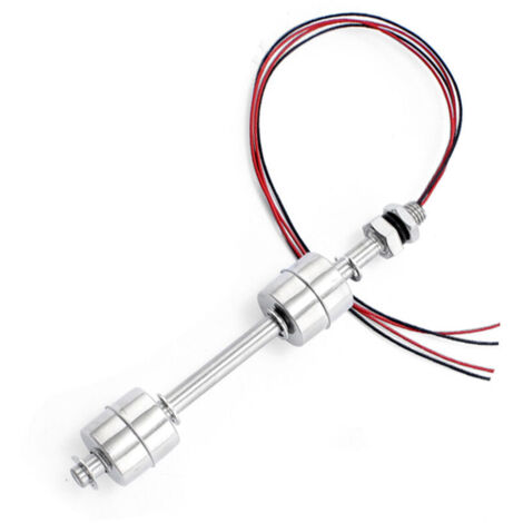 Stainless Steel Double Ball Float Switch, Liquid Float Switches, Water Level Controller Sensor Switch for Tank Pool (100mm)