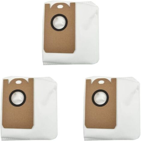 Lot de 3/6/9/12 sacs à poussière pour robot Ultenic T10 Accessoires de nettoyage, outil de nettoyage pour aspirateur domestique, balayeuse à poussière, pièce de rechange (1/4)