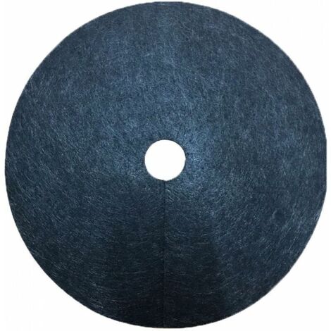 Lot de 10 tapis de paillage non tissés pour arbres - Protection contre les mauvaises herbes - Toile de paillage pour jardin extérieur