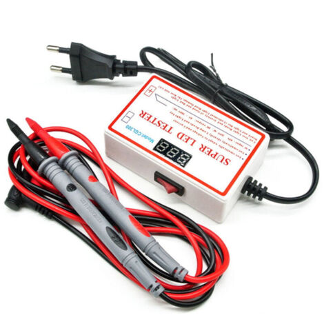 Testeur de rétroéclairage LED pour TV LCD, sans démontage, lampe LED, barre lumineuse, réparation, détecteur de source lumineuse, outil d'éclairage, réglementation européenne 220V, Multicolore (1/4)