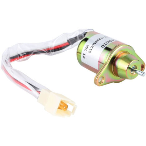 Électrovanne d'arrêt de carburant 119653-77950, remplacement pour moteur 4TNV94L-SFN 4TNV98L-SFN (1/4)