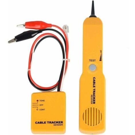Testeur de Circuit,Traceur de Fils et Générateur de Tonalité,Testeur de Cable réseau Prise RJ-11,Fils et Cables de Recherche et de Localisation,Continuité du Circuit de Test