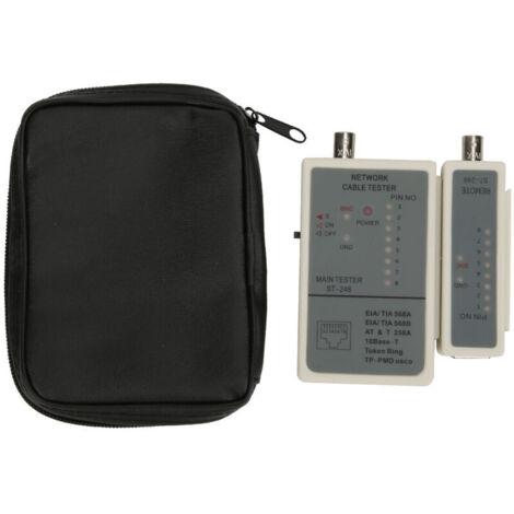 248 Testeur de câble Balayage automatique RJ45 RJ12 RJ11 Détecteur de fils réseau Tracker DC 9V