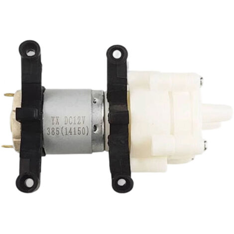 DC 12V Water Pump Self Priming Diaphragm Sump Pump for Home 385 Motor PVC Bracket 3 Meter Lift (1/4)