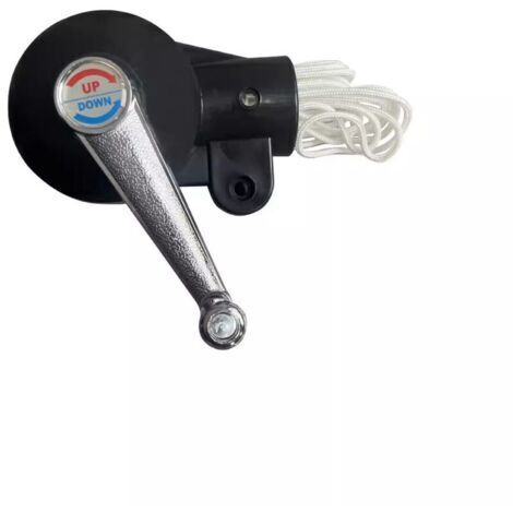 Manivelle de rechange pour parasols, manivelle avec cordon pour usage extérieur, poignée antidérapante, pièce de rechange robuste pour balcon, jardin, piscine, cour, pique-nique, 3,45 m