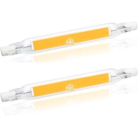 Ampoule LED à filament 5 W, équivalent à une ampoule halogène, parfaite pour la maison, la cuisine, la chambre, le balcon, le bureau, etc. (2 pièces, lumière naturelle 4000 K)