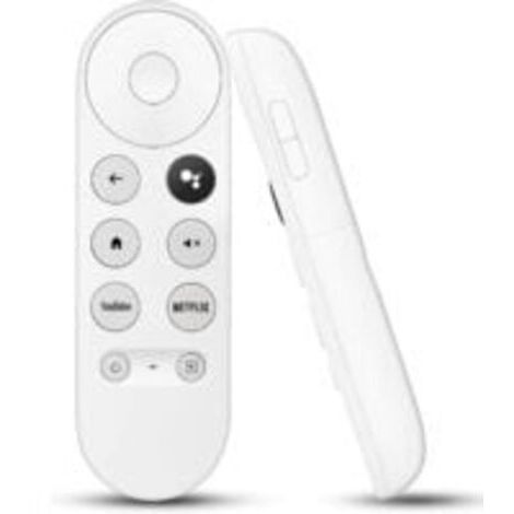 G9N9N Télécommande Vocale Bluetooth - Remplacement pour Google Chromecast TV 4K Snow/Google TV, Compatible avec Chromecast 4K HDR Streamer, Boutons Netflix & Youtube Intégrés