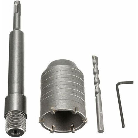 SDS Plus tige béton ciment pierre 50 mm mur scie cloche foret 200 mm tige nouveau
