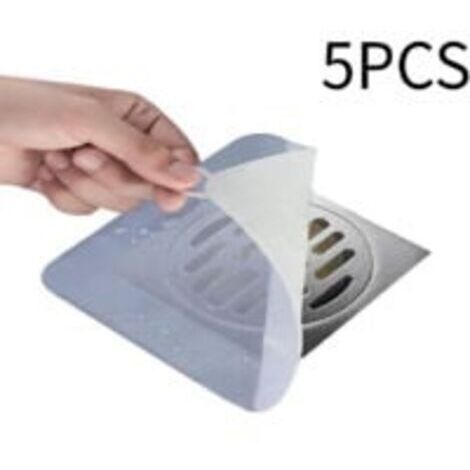 Bouchon de vidange en silicone anti-odeurs, lot de 5, couvercle désodorisant pour égouts, joint étanche pour cuisine, salle de bain et buanderie, efficace et réutilisable (1/5)