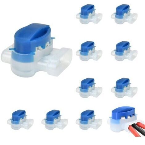 Lot de 10 connecteurs de câble pour robot tondeuse à gazon, connecteurs de câble remplis de plastique, accessoires remplis de plastique pour tondeuse à gazon de jardin extérieur, robot tondeuse à gazo
