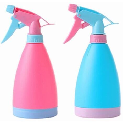 2 Pièces 500ML Pulverisateur Vide, Vaporisateur Bouteilles en Plastique, Flacon Spray Vide, Brumisateur Rechargeable à Pompe