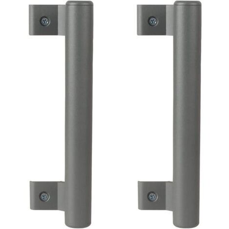 2 pièces poignée de porte coulissante 8 pouces matériau en alliage d'aluminium convient pour porte patio, porte en verre. Remplacement de certaines anciennes poignées de porte