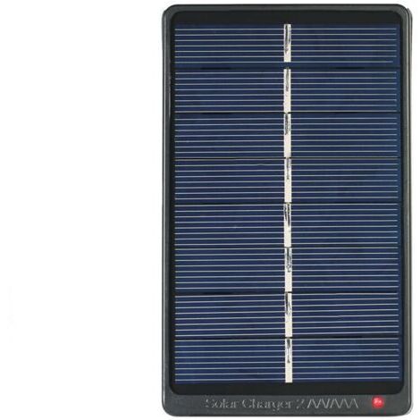 2 AA/AAA Chargeur de piles rechargeables Chargeur solaire 1W 4V Panneau solaire pour le chargement de la batterie