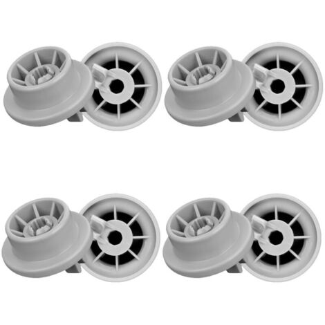 Lot De 8 Roulette Lave Vaisselle Panier Couvert Lave Vaisselle Universel Compatible avec Bosch & Siemens Vaisselle Panier Inférieur (1/4)
