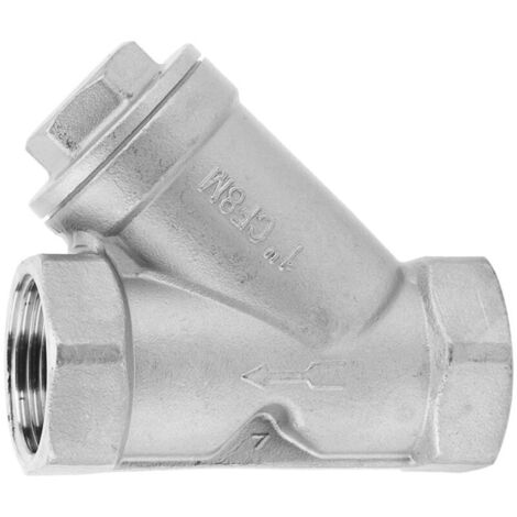 Filtre de type Y 1 pouce DN25 filetage femelle en acier inoxydable 304 Filtre en forme de Y pour eau, pétrole, gaz