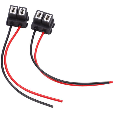 Lot de 2 Prise Phare H7 Ampoule Voiture Prise de Phare H7 Prise Phare Voiture Céramique Douille Ampoule Connecteur H7 Adaptateur femelle pour Ampoule H7 Px26d incliné coudée L&P B557