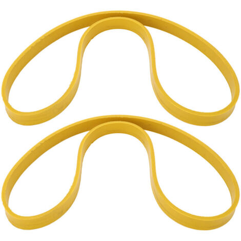 2 Pièces en Caoutchouc Scie à Ruban Roue Pneus Pièces de Rechange 12.75mm Largeur 3.3mm épaisseur pour 10 Pouces Scie à Ruban Roue