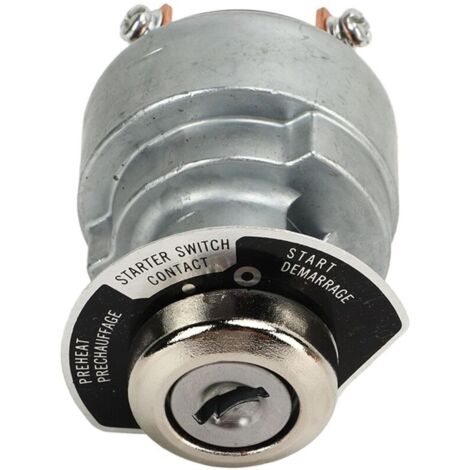 Interrupteur d'allumage 183827, interrupteur à clé de démarreur pour moteur Kubota D722 D902 D1005 D1105 D1305 V1205 V1305 V1505