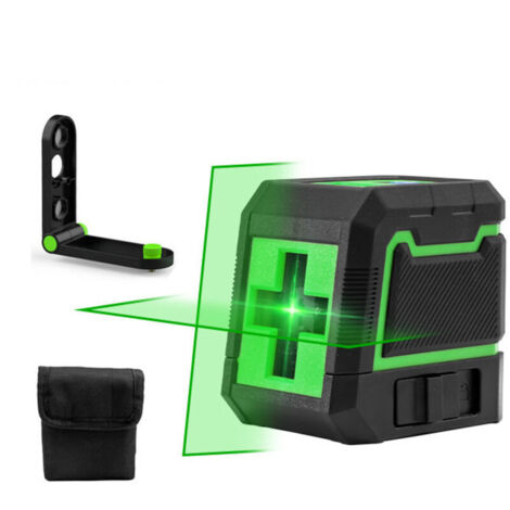 Laser leveler petit Portable mini lumière forte fine ligne automatique de marquage de ligne 2 lignes vert projecteur de ligne haute précision (1/3)