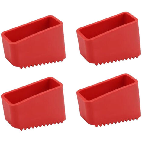 4 Pièces Couvre-Pieds D'Échelle en Caoutchouc, Embout Escabeau 50x20mm, Pied Escabeau, Pieds D'échelle de Rechange en Caoutchouc Universels pour les Échelles Pliantes des Travailleurs à Domicile (1/4)