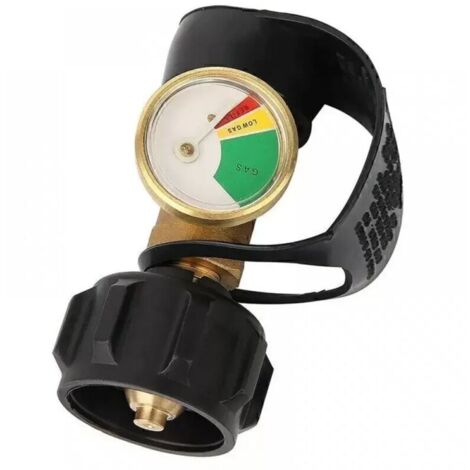 Indicateur de Niveau Jauge RéServoir Propane, DéTecteur Fuite, Compteur Pression Gaz pour Camping-Car, avec Connexion Type 1
